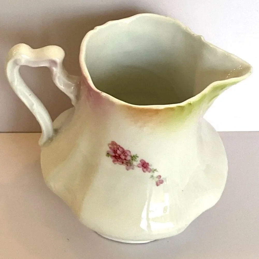 Absolute Best Vintage Shabby Cottage Rose Pitcher pink roses must see